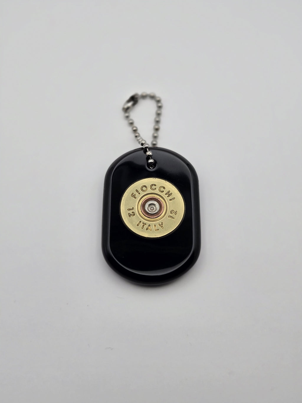 12 Gauge Military Style Keychain