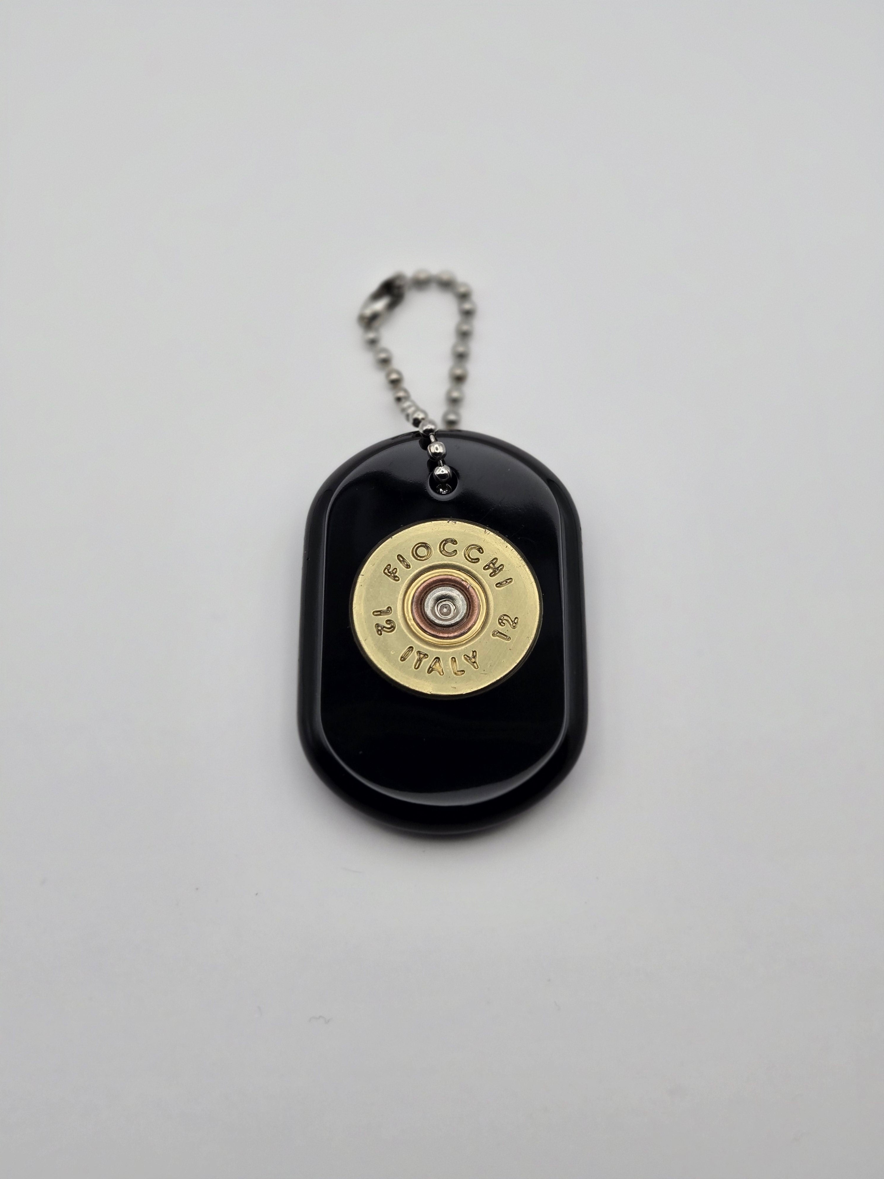 12 Gauge Military Style Keychain