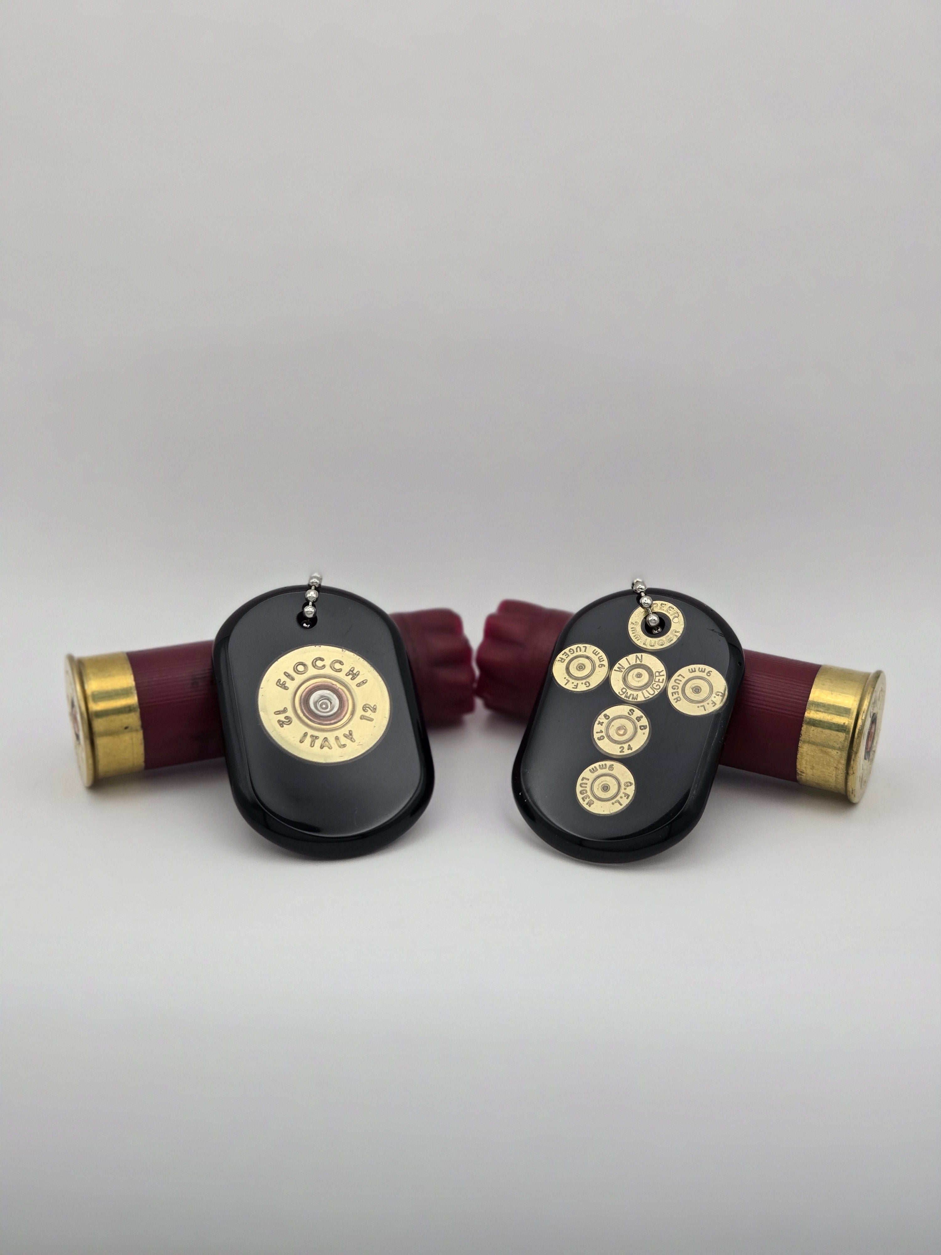 12 Gauge Military Style Keychain