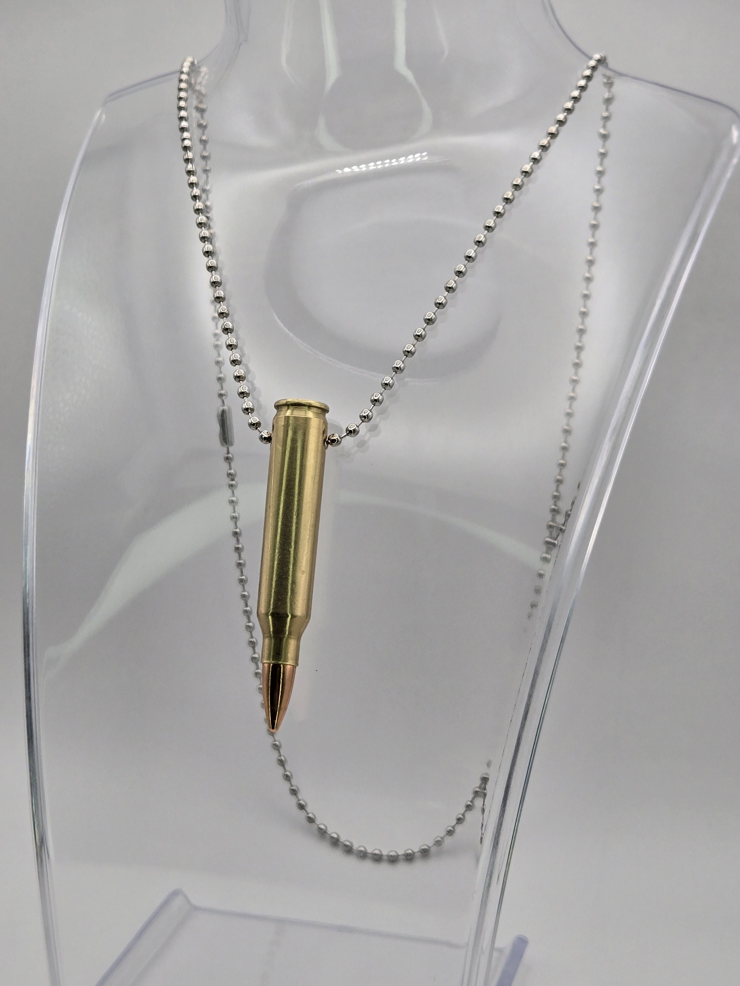 .223 Rifle Bullet Necklace